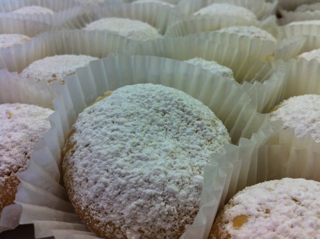 The powdered suger butter cookies just melt in your mouth!