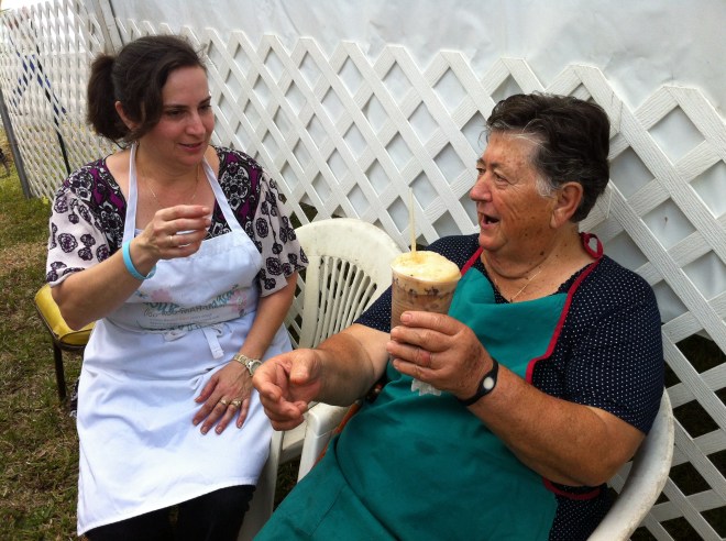 Have you ever seen a more beautiful mother-in-law daughter-in-law team?