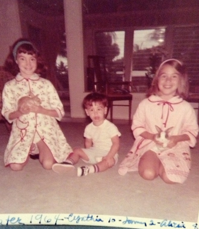 Look at that sugar ring around Tommy's mouth!