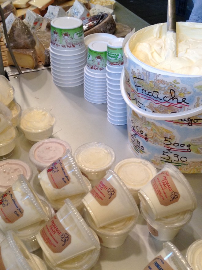 A bucket of CREME FRAICHE!