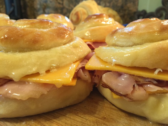Cut, stuffed, buttered and ready for the grill.