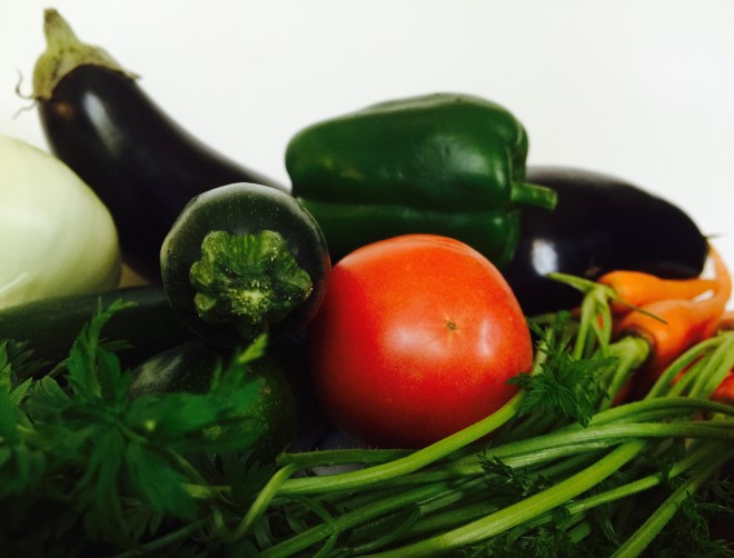 Oh, the magic these vegetables will make after an olive oil bath and a little time in the oven!