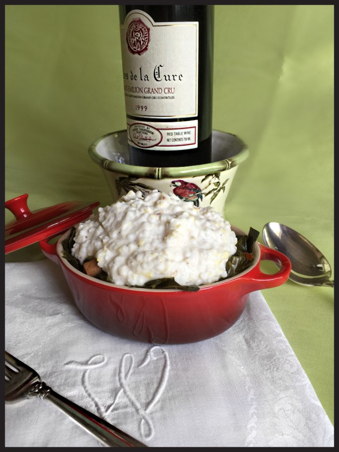 Creamy Grits and Collards...it's a natural!